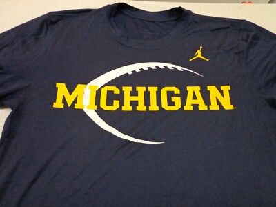 michigan dri fit t shirt