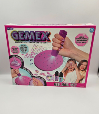 John Adams GEMEX Gel & Gems Nagelset - Erstellen Sie Ihre eigenen einzigartigen und schillernden Nägel