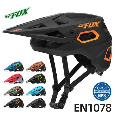 Bicycle Helmet BATFOX MTB Half Helmet Mountain Bike Race