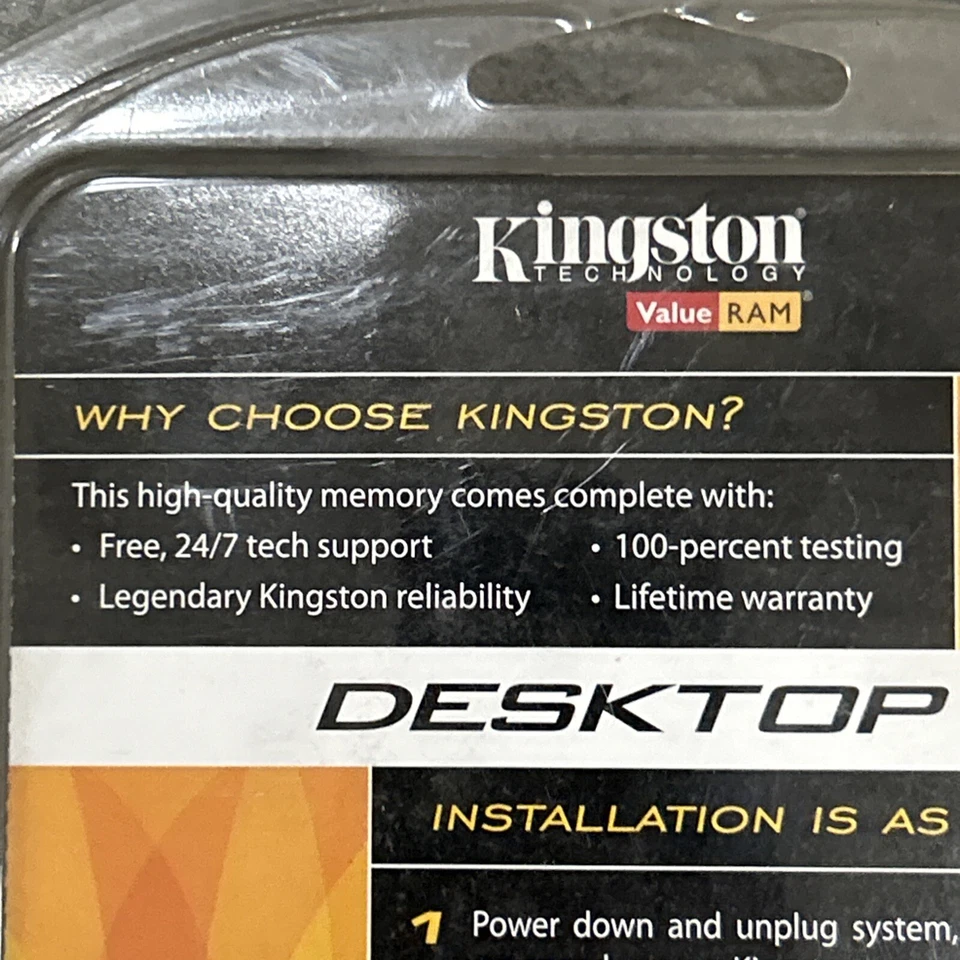 Kingston PC2700 (DDR-333) 512 MB DIMM 333 MHz PC-2700 DDR SDRAM Memory... - Image 3 of 4