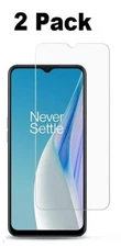 2 Pack Tempered Glass Protector Bubble Free Compatible with OnePlus Nord N300 5G