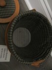 Longaberger 1998  Barn rasing combo lid liner, protector, card, tieon, &pamplet — photo 3