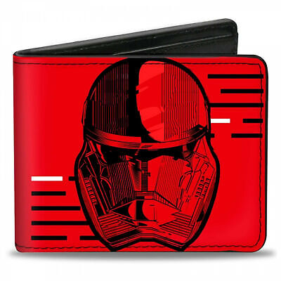 Star Wars Stormtrooper Red bi fold wallet Storm Trooper force yoda US Seller