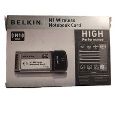 Belkin N1 Wireless Notebook Card F5D8071 MIMO PC CardBus Adapter