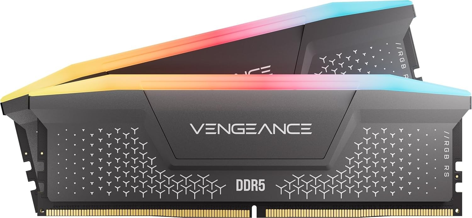 CORSAIR VENGEANCE RGB DDR5 CL36 RAM 32GB (2x16GB) 6000MHz | CMG32GX5M2E6000Z36