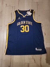 NBA Golden State Warriors Stephen Curry Statement Swingman Jersey Size 2XL NWT