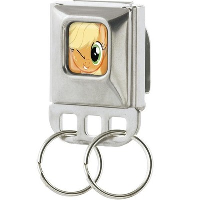 Keyholder - My Little Pony Applejack Face Close-Up Full Color Orange ACC NEW