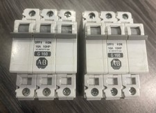 Allen Bradley 1492-CB3 G160 Series C Circuit Breaker 3-P 16A 10HP   **Lot of 2**