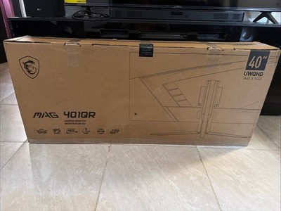 MSI MAG401QR, 40'' gaming monitor, 3440 x 1440 (UWQHD), IPS, 155Hz, FreeSync Pre