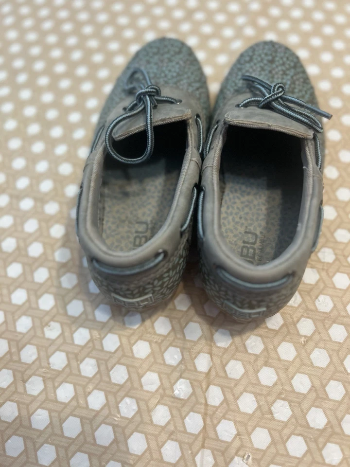 Zapatos sin cordones JBU Jambu para mujer talla 7 azul gris floral Gwen de goma Foto 3 de 4