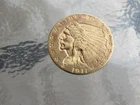 1911 $2.50 Indian Head Gold Quarter Eagle - Nice Coin