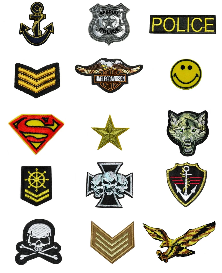 Aplicaciones planchado parche aplicación imagen planchado parche