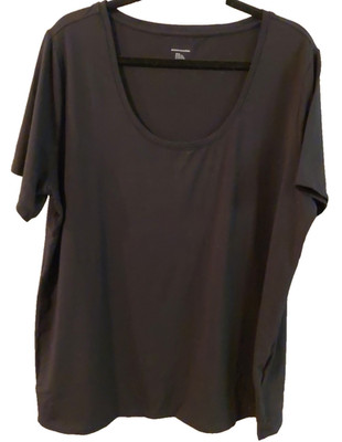 2 Amazon Essentials Women s Black T Shirts Size 2XL New in Bag