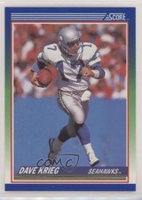 1990 Score Dave Krieg #61 0z3d