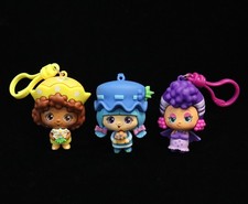 CheeBee Strawberry Shortcake Backpack Bag Figure Clips Blueberry Grape Orange