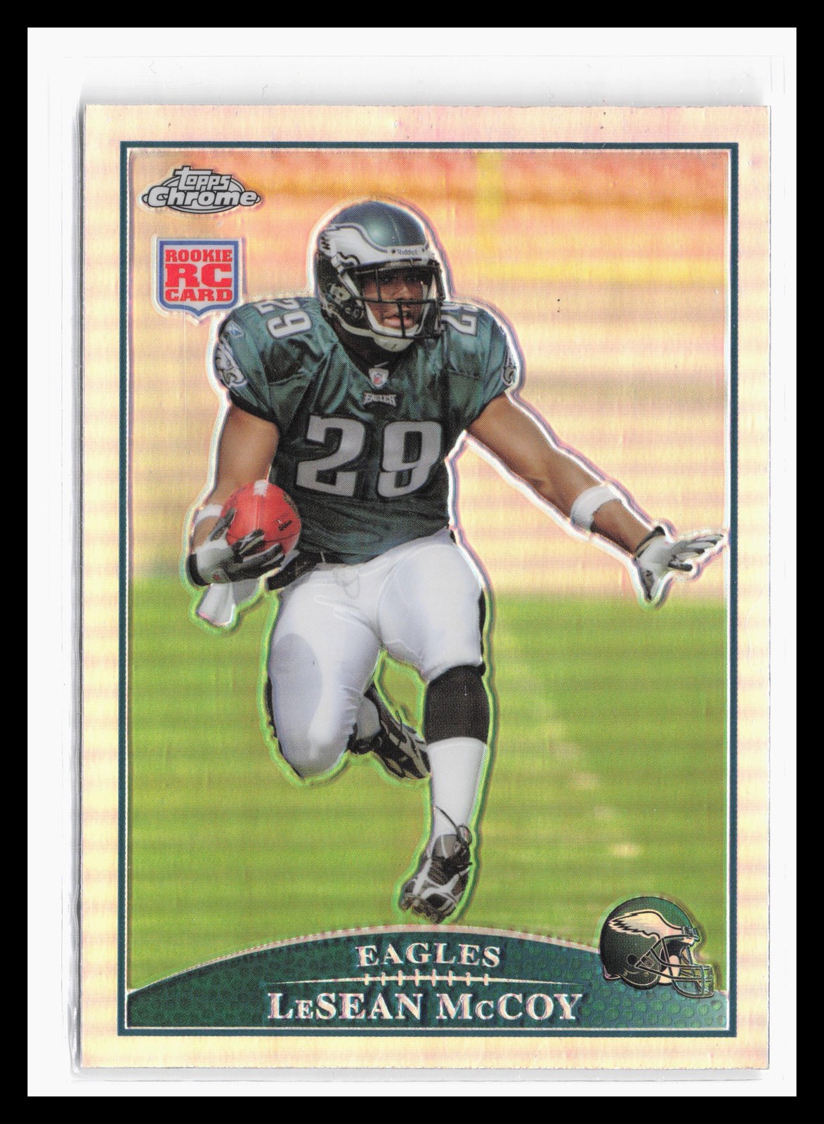 2009 Topps Chrome Refractors #TC180 LeSean McCoy Eagles Rookie RC SP JA