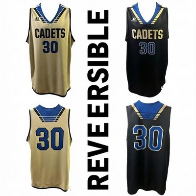 Russell Athletic Cadets Basketball Jersey 30 Reversible Men Size L New Dri Power