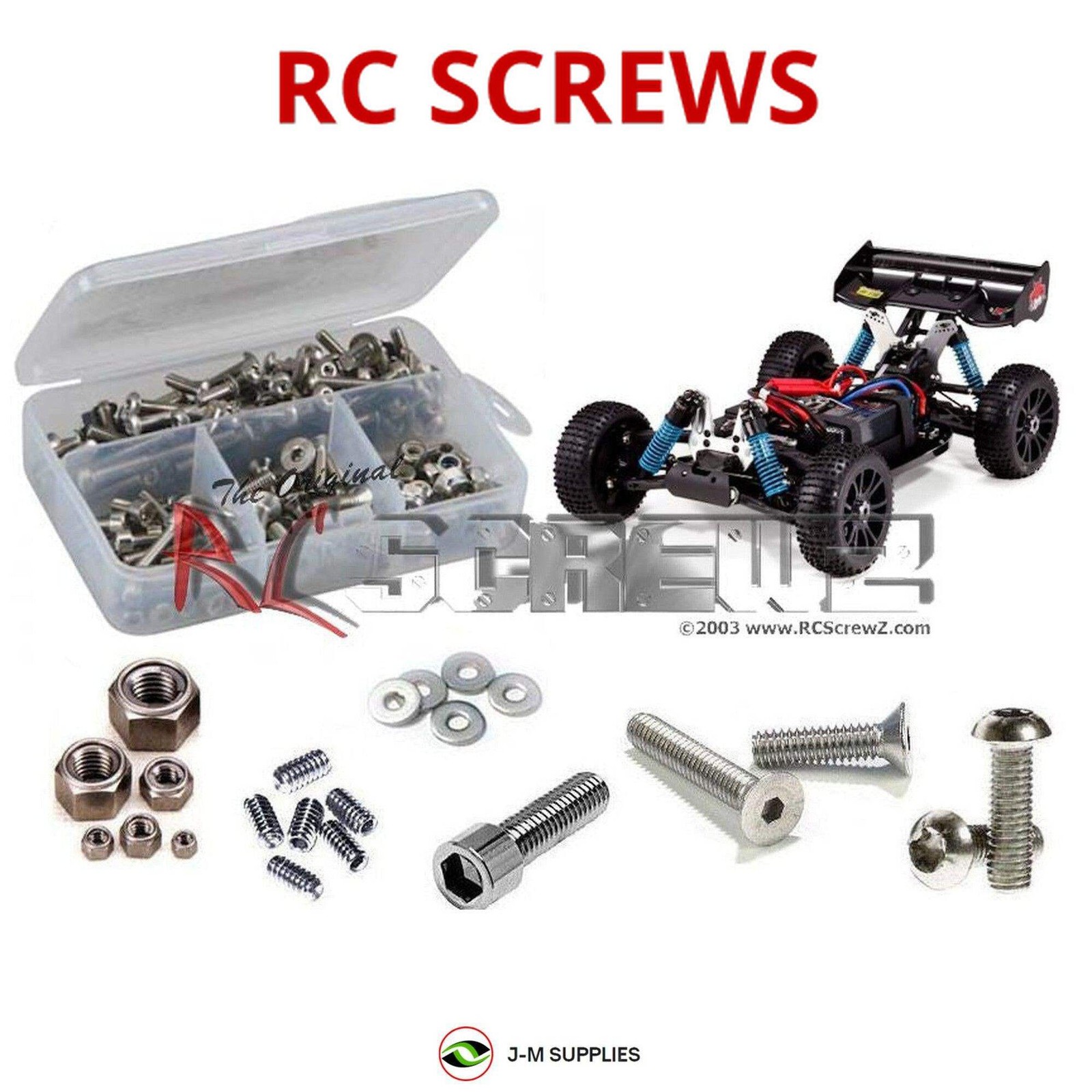 RCScrewZ Stainless Screw Kit rcr041 for RedCat Racing Hurricane XTE | SET