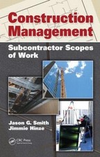 Construction Management: Subcontractor Scopes of Work by Jason G. Smith (English
