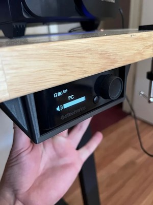 Arctis Nova Steel Series Base Station Under Desk Mount (Non-Nova Version)