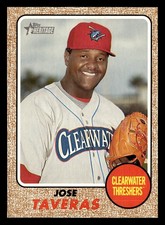 Jose Taveras 2017 Topps Heritage Minor League #113 Threshers ROOKIE RC