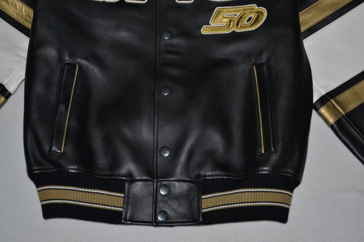 AUTHENTIC Avirex 50th ANNIVERSARY LIMITED Jacket MENS BLACK GOLD