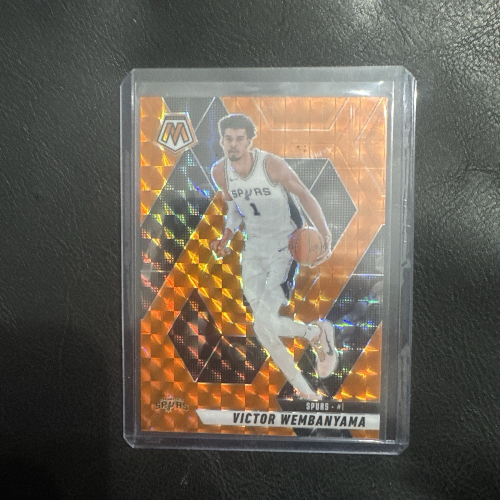 2024-25 Panini Mosaic - Victor Wembanyama #31 Orange Mosaic Prizm /249