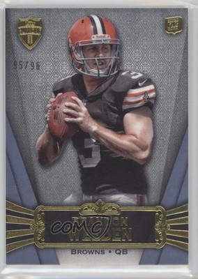 2012 Topps Supreme Blue 95/96 Brandon Weeden #8 Rookie RC 0o9