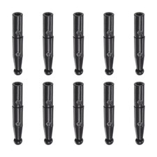 10pcs Umbrella Tail Beads PP 2.4mm Dia for Reverse Umbrella Cover, Black