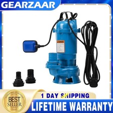 Heavy Duty Submersible Dirty Water Pump Sewage Deep Well Septic Flood Sump 220V