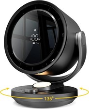 Desk Fans Small Quiet, 100 Speeds Rechargeable Fan Portable 4000mAh Battery