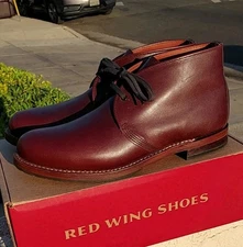 ULTRA RARE RED WING 9017 CIGAR FEATHERSTONE BECKMAN CHUKKA BOOTS SIZE 11 D