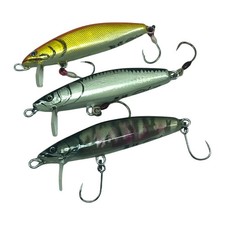 IKUSUSU Handmade Lure Minnow Maihime 65S/70S 3 pieces set B