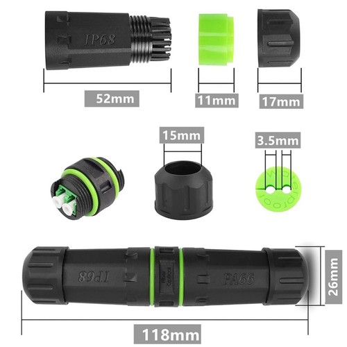 P68 LC Dual Core Fiber Optical Coupler Extend Fiber Optic Cable Length for2230 - Afbeelding 9 van 9