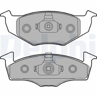 Delphi Bremsbelagsatz, Scheibenbremse Vorderachse U.A. FüR Seat, VW