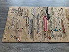 Vintage Lot of 140 Costume Jewelry items, Neckless, Bracelet and Brooches