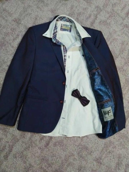 Men Emilio Pucci Suit White Polyester 40 /L / 48