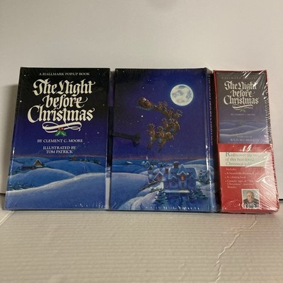 The Night Before Christmas Hallmark Pop-Up Book Sealed Clement C. Moore