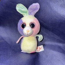 TY Basket Beanie Baby - BLOOM the Easter Holiday Bunny Rabbit (4 inch)