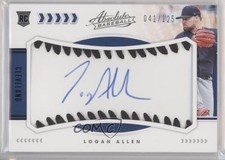 2020 Absolute Rookie Baseball Material Signatures Black Logan Allen Auto rf2