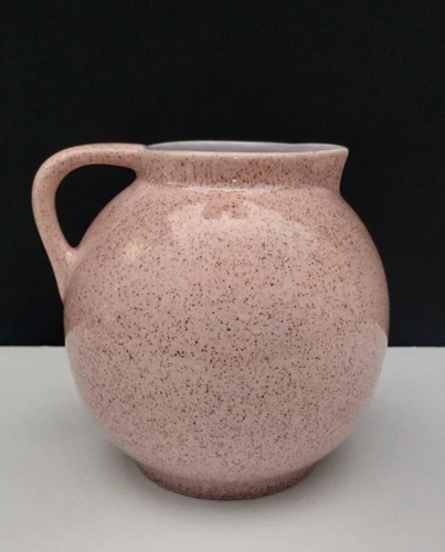 Collectable Vintage 5 1/2" Red Wing  Pink Speckled Stoneware Jug/Pitcher USA 207