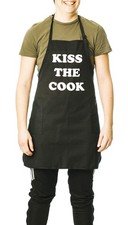Funny Guy Mugs Kiss The Cook Adjustable Apron with Pockets - Funny Apron For ...