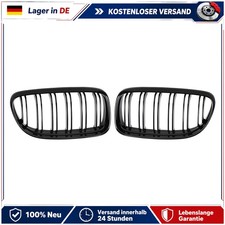 Frontgrill Grill Schwarz Gl�nzend f�r E90 LCI Nieren Grill Doppelsteg