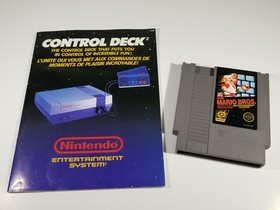 &curren; Nintendo Nes Control Deck Console System &curren; In Box Controllers Wires Work Mario