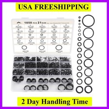O Ring Kit 1050 PCS, O Ring Assortment Kit 21 Size, Metric Nitrile Rubber O R...