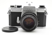N.Mint PENTAX SPF SLR 35mm Film Camera Silver SMC TAKUMAR 55mm f1.8 2535060