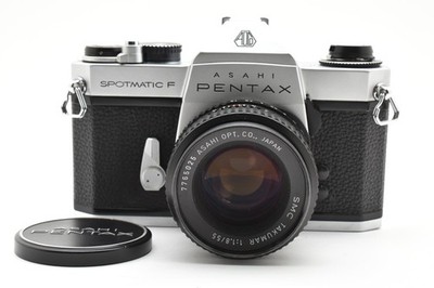 [N.Mint]PENTAX SPF SLR 35mm Film Camera Silver + SMC TAKUMAR 55mm f1.8 2535060