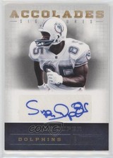 2011 Panini Playbook Accolades Signatures 37/49 Mark Duper #21 Auto 1dw