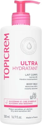 - Ultra Hydratant Lait Corps - Hydrate 48H, Relipide, Protège La Peau - Texture  - Photo 1/4