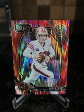 2024 Panini Select BROCK PURDY #226 Red Shock Prizm /249 Color Match Club Level